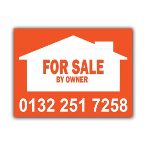 FOR SALE By Owner Correx Sign Board